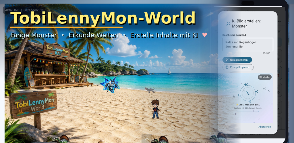 TobiLennyMon-World – Feature Graphic
